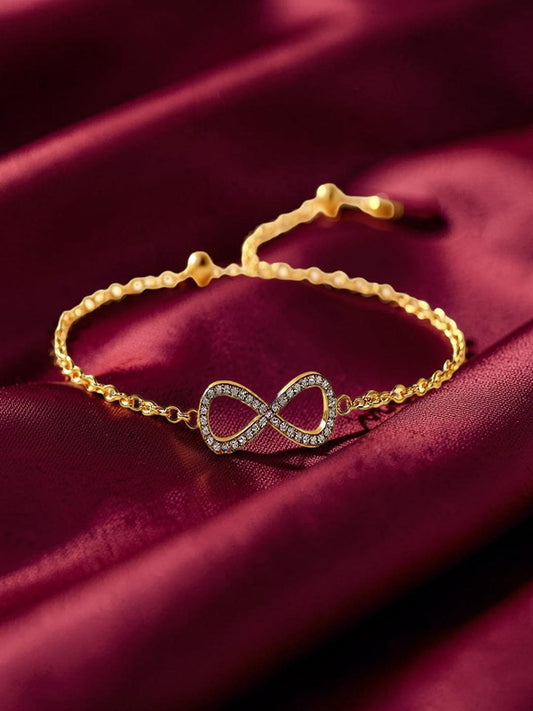 Glam Bracelet Gold Plated CZ