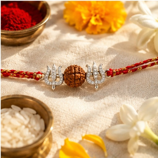 Rudraksha Shiva Rakhi