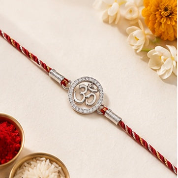Om Circle Rakhi