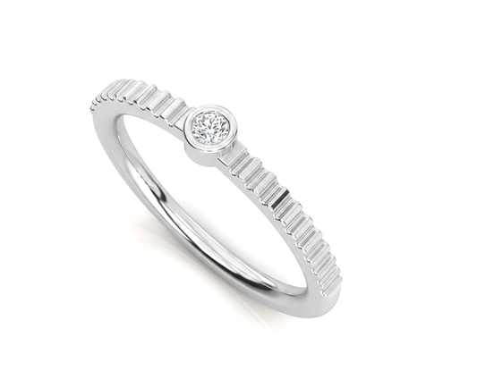 Minimalist Promise Ring 925 Silver Handmade By True Elegant